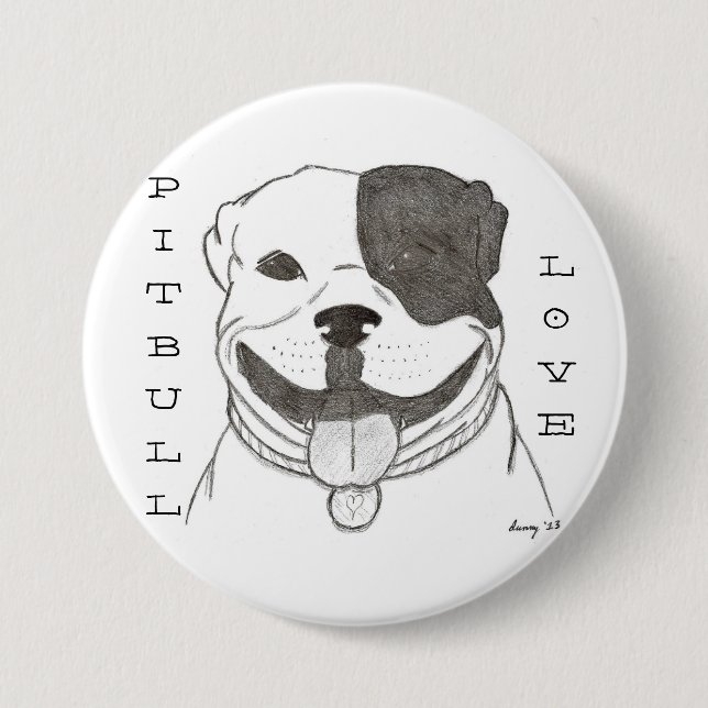 botón de amor de Pitbull (Anverso)