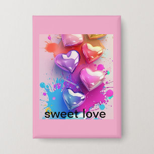 botón de amor dulce
