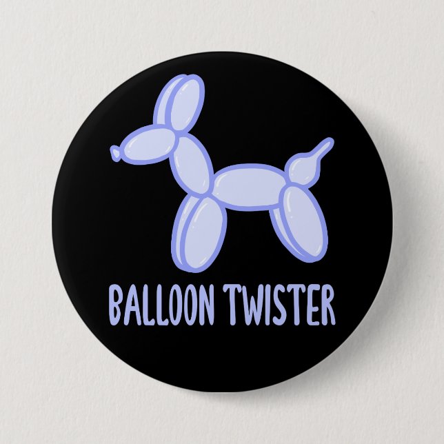 botón de anclaje de globo (Periwinkle y Black) (Anverso)