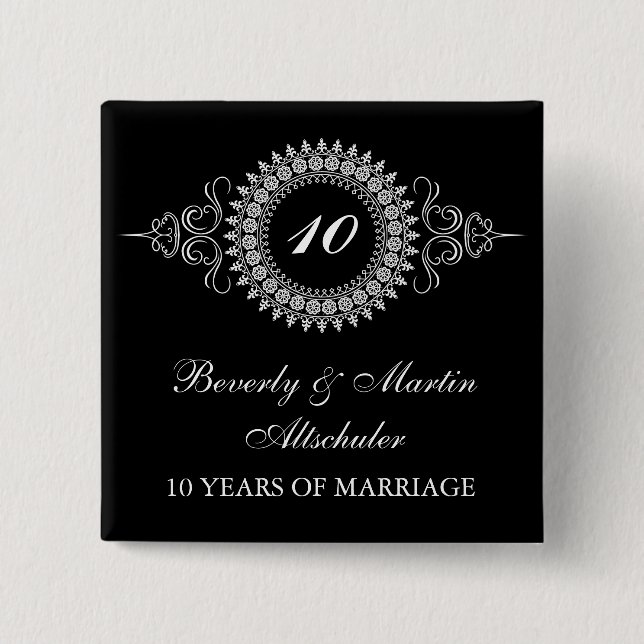 Botón de aniversario de cambio de medallón (Anverso)