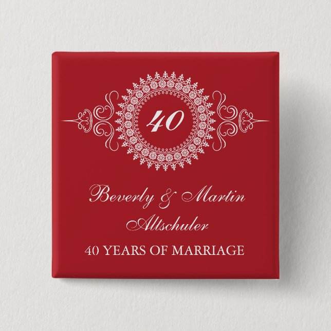 Botón de aniversario de cambio de medallón (Anverso)