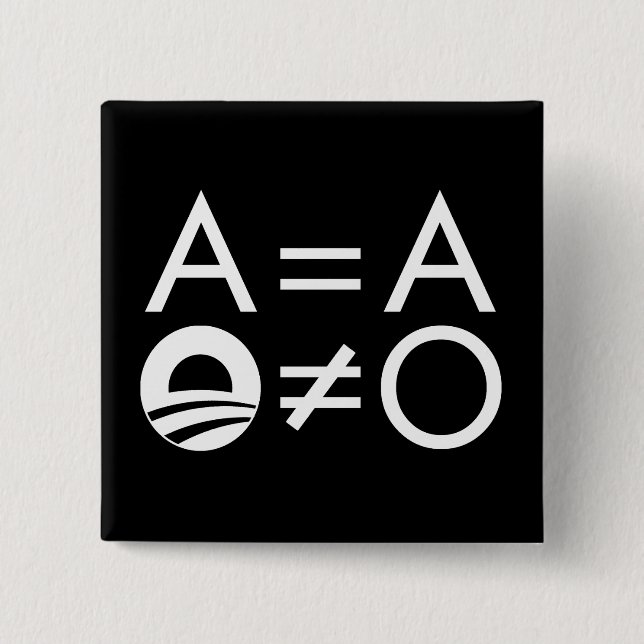 Botón de Anti-Obama Objectivist (Anverso)