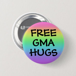 Botón de arco iris de gma libre
