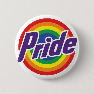 Botón de arco iris del Orgullo