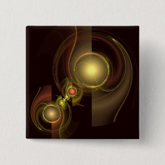 Botón de arte abstracto de conexión íntima (cuadra