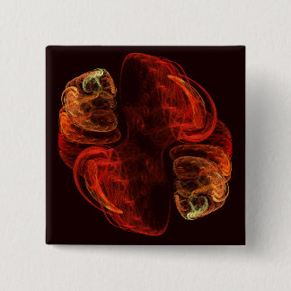 Botón de arte abstracto de metamorfosis (cuadrado)