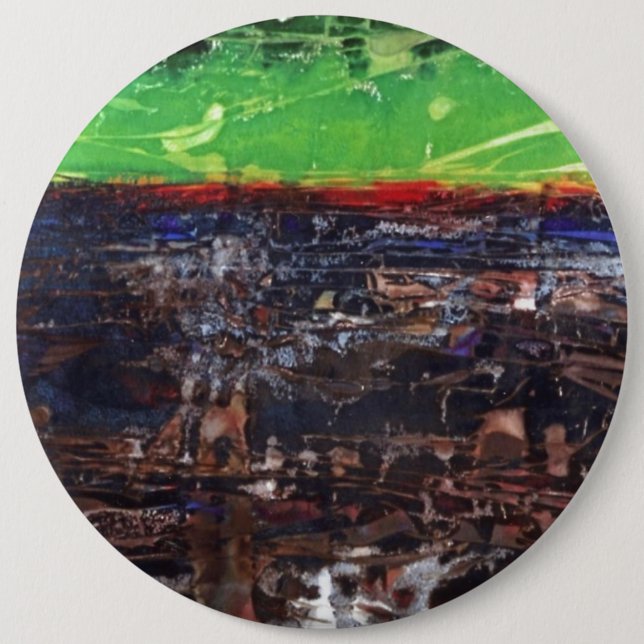 Botón de arte abstracto de "Un año en el país" (Anverso)