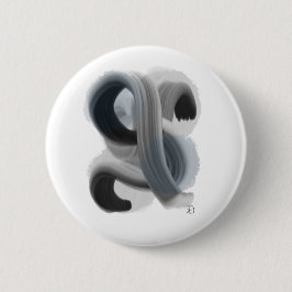 botón de arte abstracto minimalista