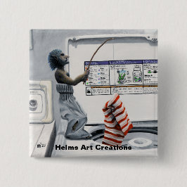 Botón de arte de fantasía para delitos de pesca cr