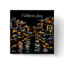 botón de arte de jazz de California