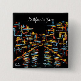 botón de arte de jazz de California