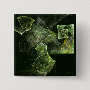 Botón de arte de resumen de balance torcido (cuadr