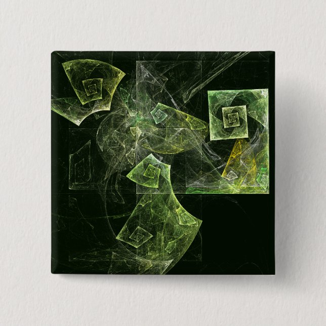 Botón de arte de resumen de balance torcido (cuadr (Anverso)