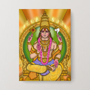 Botón de astrología del Señor Sol (Surya)