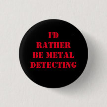 BOTÓN DE BADGE DE PIN DE DETECCIÓN metalizado QUE