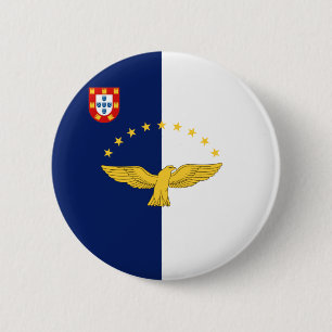 Botón de bandera Azores