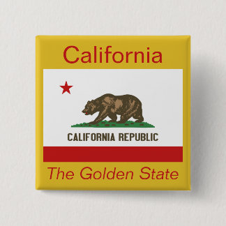 Botón de bandera californiana