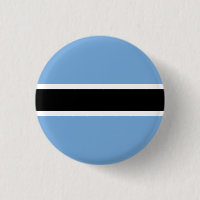 Botón de bandera de Botsuana Patriótica