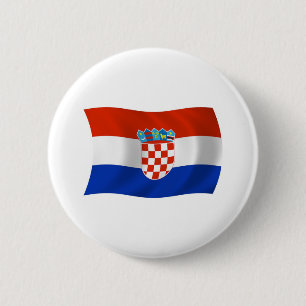 Botón de bandera de Croacia