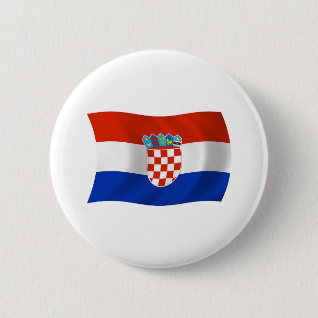 Botón de bandera de Croacia (Anverso)