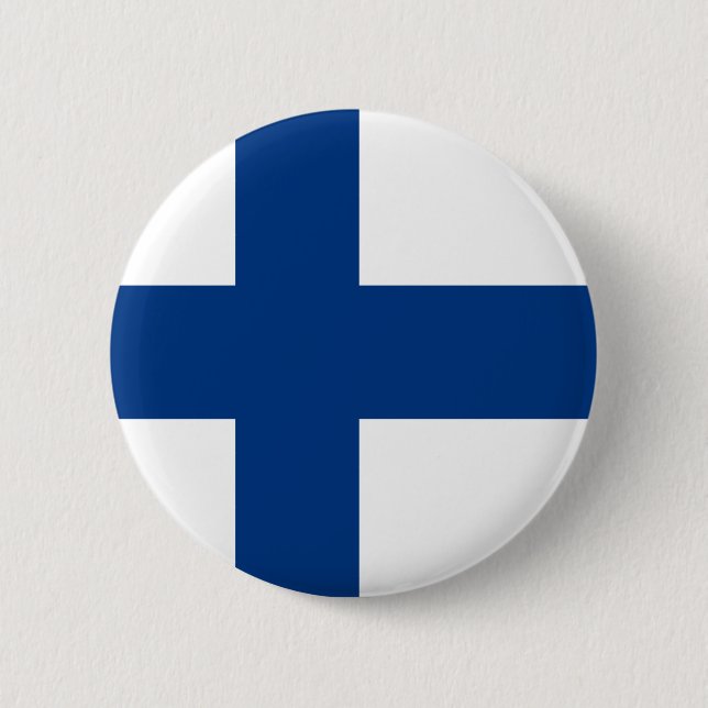 Botón de bandera de Finlandia (Anverso)