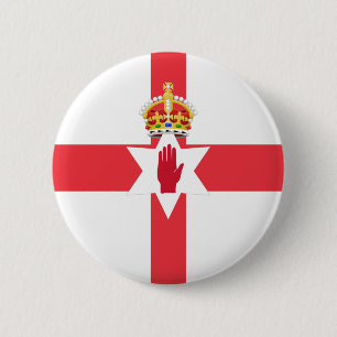 Botón de bandera de Irlanda del Norte