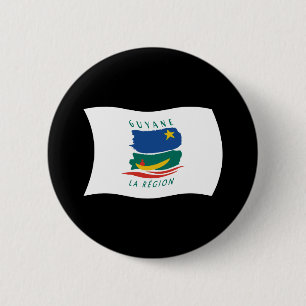 Botón de bandera de la Guyana Francesa