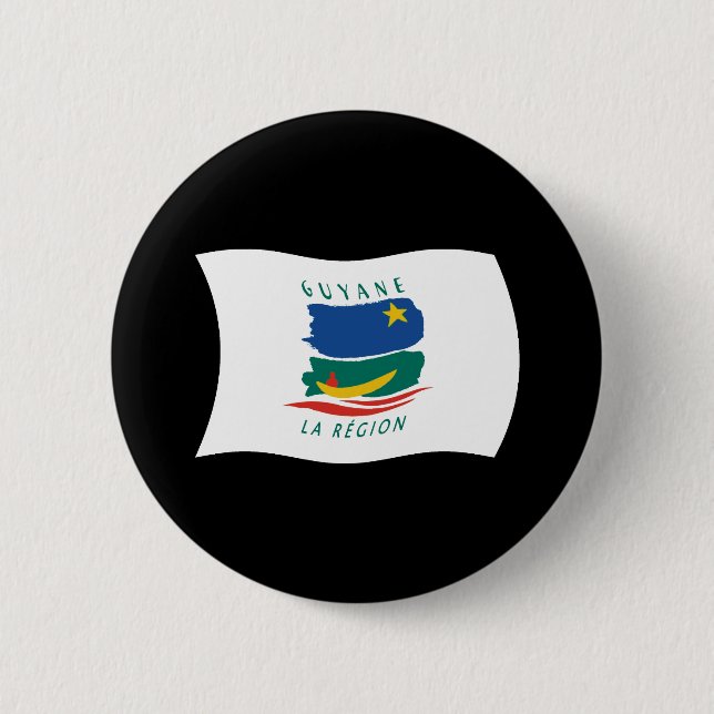 Botón de bandera de la Guyana Francesa (Anverso)