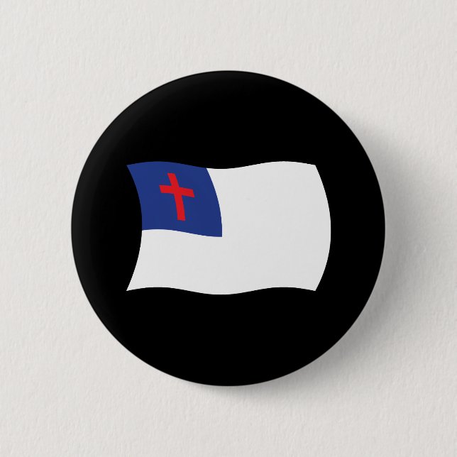 Botón de Bandera de la Religión Cristiana (Anverso)