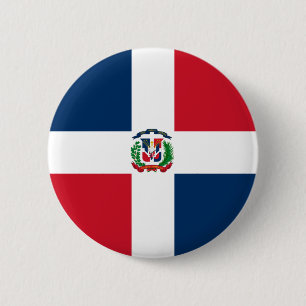 botón de bandera de República Dominicana