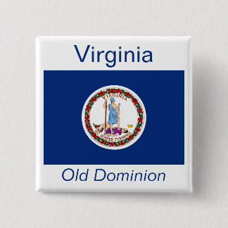 Botón de bandera de Virginia