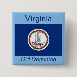 Botón de bandera de Virginia