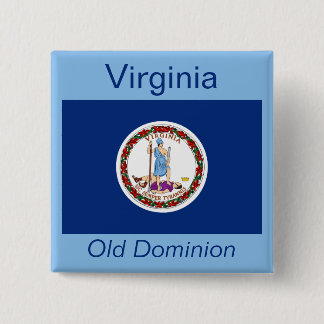 Botón de bandera de Virginia