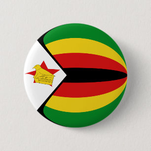 Botón de bandera de Zimbabue