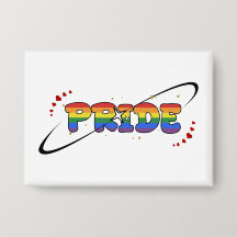 Botón de Bandera del Arcoíris LGBTQ Orgullo
