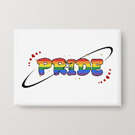 Botón de Bandera del Arcoíris LGBTQ Orgullo