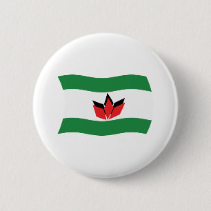 Botón de bandera del pueblo húngaro