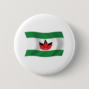 Botón de bandera del pueblo húngaro