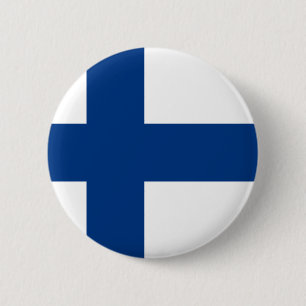 Botón de bandera finlandés