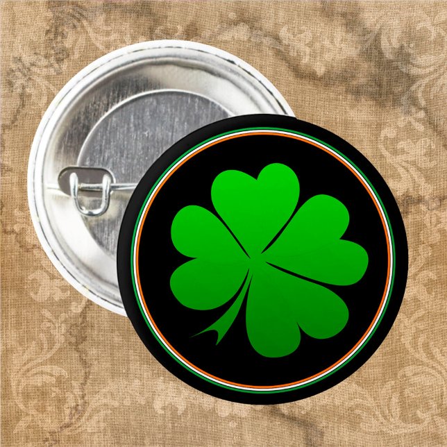 botón de bandera irlandesa, Irlanda de la suerte d (Subido por el creador)