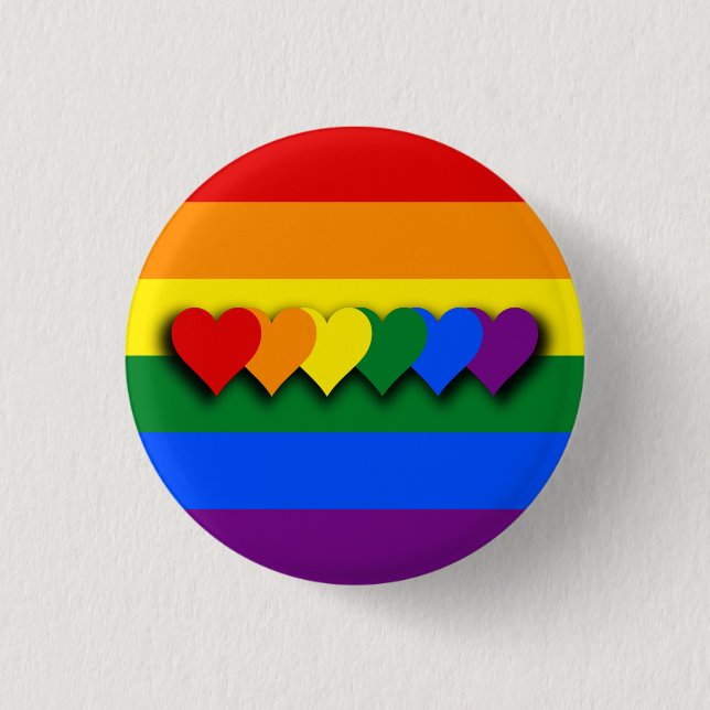 botón de bandera LGBT (Anverso)