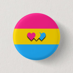 Botón de bandera pansexual