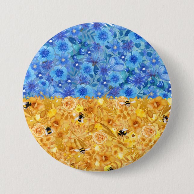 Botón de bandera ucraniana (Anverso)