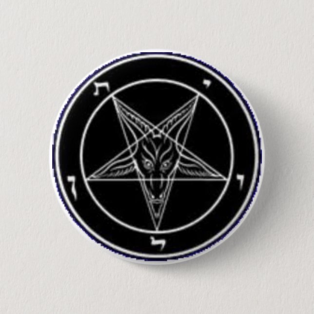 Botón de Baphomet (Anverso)