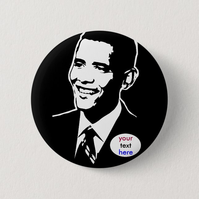 Botón de Barack Obama (Anverso)