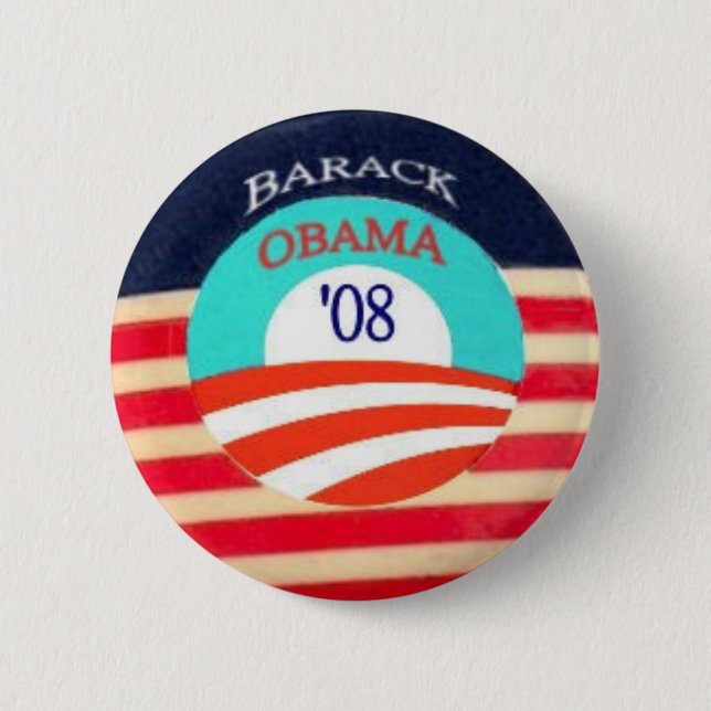 Botón de Barack Obama (Anverso)