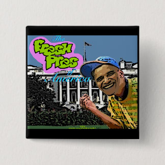 Botón de Barack Obama "Pres fresco de America™"