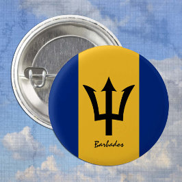 Botón de Barbados, moda patriótica de Bandera de B