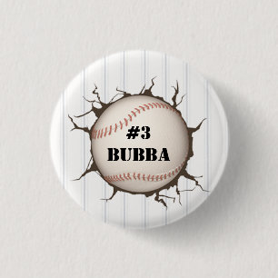 Botón de béisbol personalizado