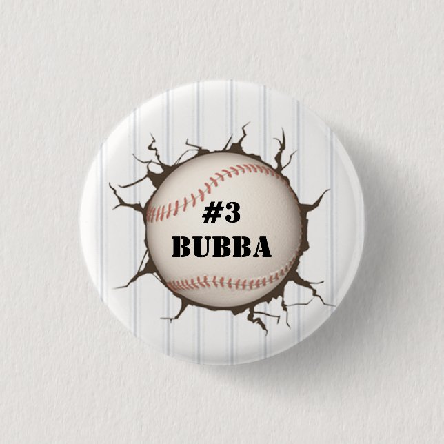 Botón de béisbol personalizado (Anverso)